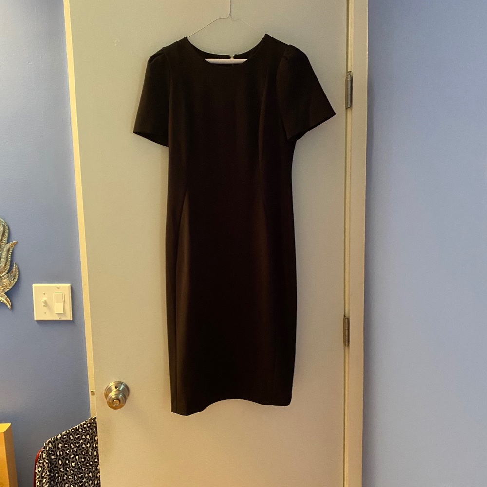 Classic black sheath dress